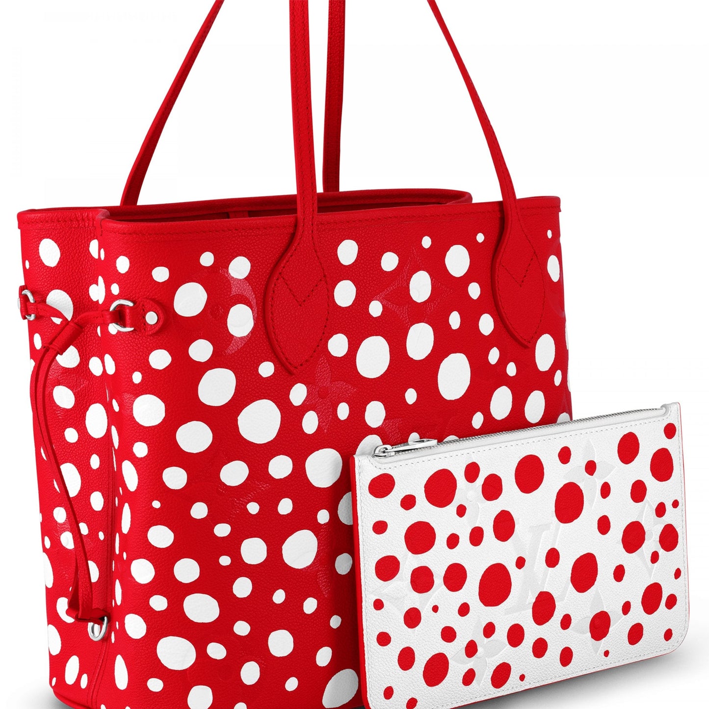 x YK Neverfull MM M46422 Rouge Blanc