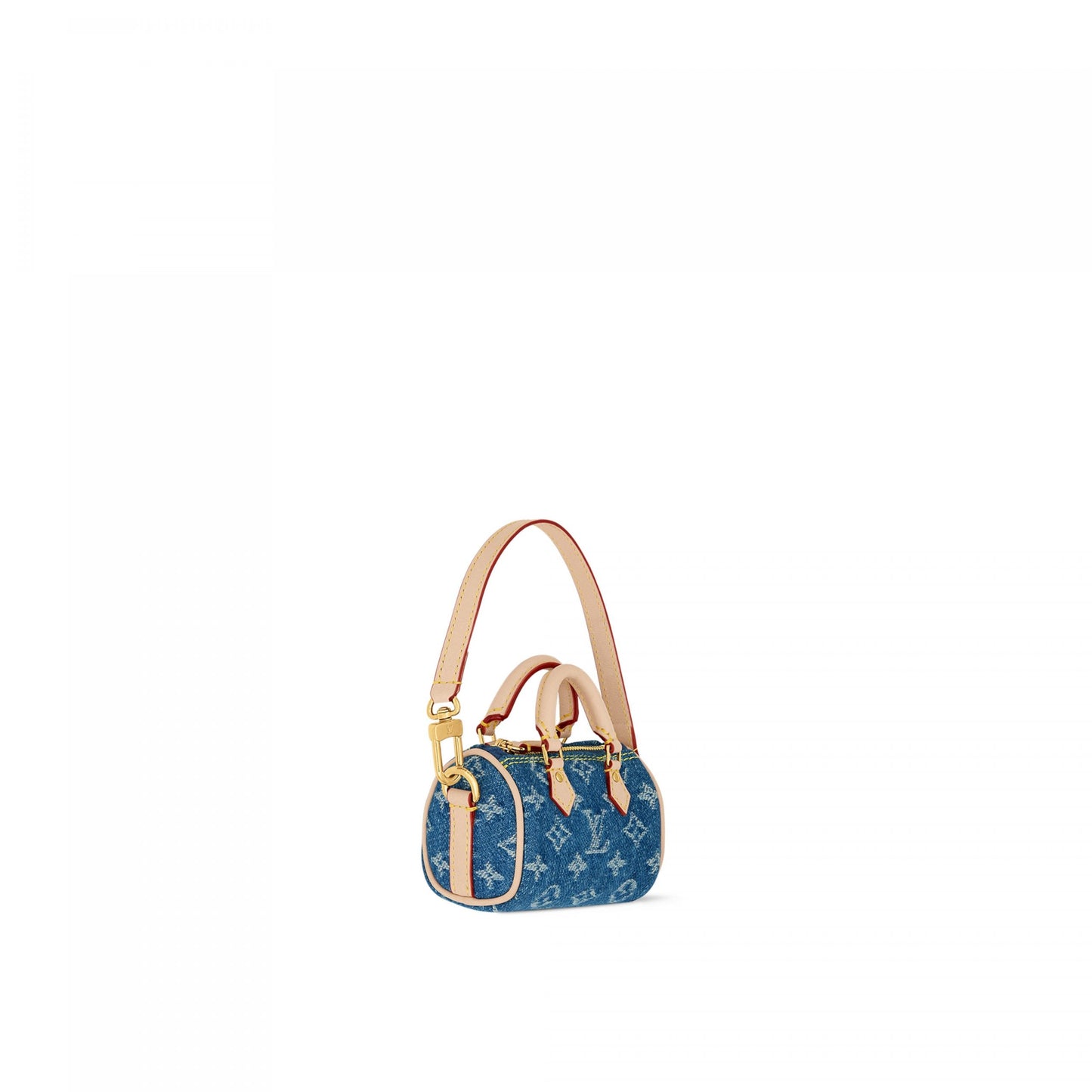 M01701 Micro Speedy Bag Charm Denim Blue