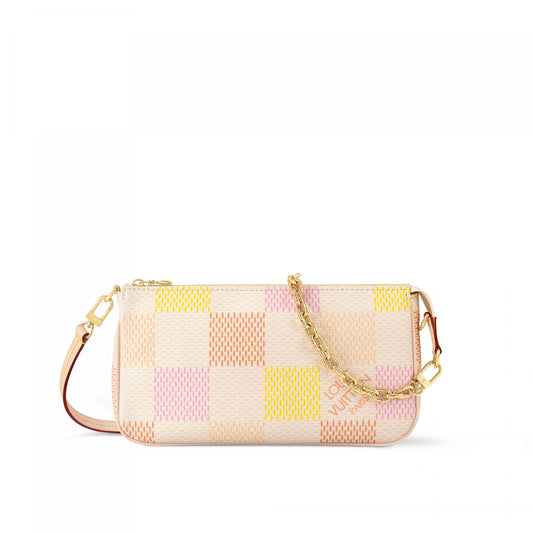N40642 Pochette Accessoires Peach Pink