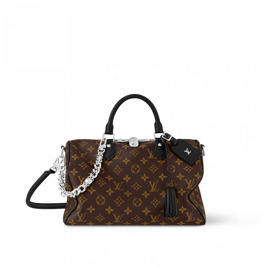 M12243 Speedy Soft 30 Dark Monogram Black
